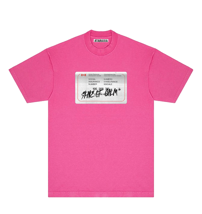 SOCIAL SECURITY Tee Pink